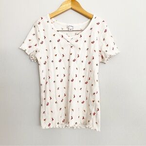 art class • girls floral cottagecore top | 10/12